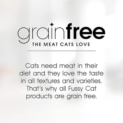 Fussy Cat Grain Free Twice as Tasty Kitten Wet Food, Kitten Mince 12x80g - Two Tasty Textures, One Irresistible Meal, Real Australian Meat, Grain-Free & Complete Nutrition (Pack of 3)