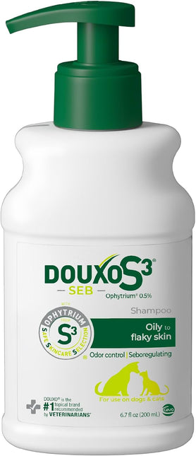 DOUXO S3 SEB Cat & Dog Dandruff Shampoo, 200ml