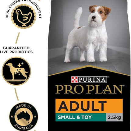Purina Pro Plan Adult Dry Dog Food Small and Toy Breeds Chicken 2.5kg