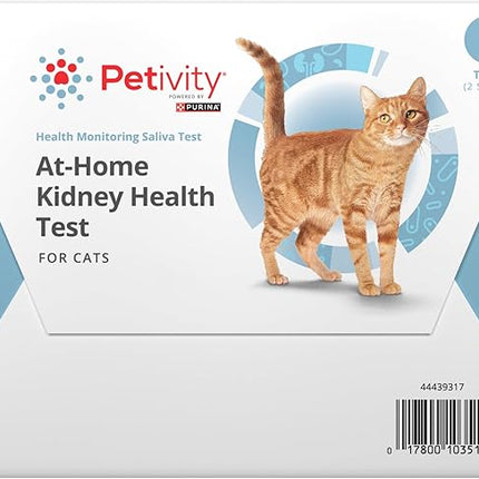 Petivity At-Home Kidney Health Test Kit for Cats, Powered by Purina - (Pack of 1)