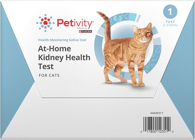 Petivity At-Home Kidney Health Test Kit for Cats, Powered by Purina - (Pack of 1)