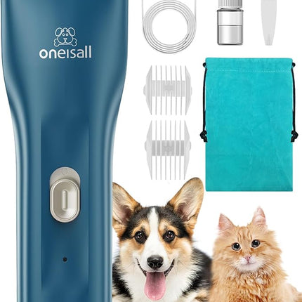 Oneisall Pet Clipper for Cat Matted and Long Hair - Quiet Cordless shaver