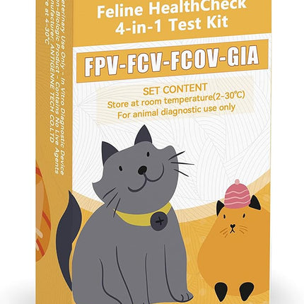 Home Check 4-in-1 Feline Home Wellness Kit – Easy Cat Health Monitor 2 (Pack)