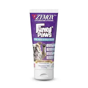 Zymox Funky Paws - Paw, Nose & Fold Cream for Dogs & Cats - Veterinary Strength - 90g