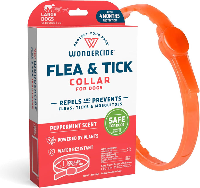 Wondercide - Dog Collar - Flea, Tick, and Mosquito Repellent - Large