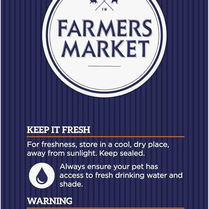 Farmer's Market Chicken and Farm Vegetables Adult Dry Dog Food 2.7kg - Made with Real Australian Meat & Vegetables for Complete Nutrition, Supports Muscle, Skin & Coat Health