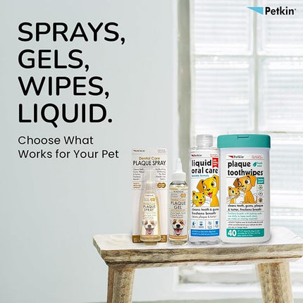 Petkin Pet Toothwipes, 40 Count