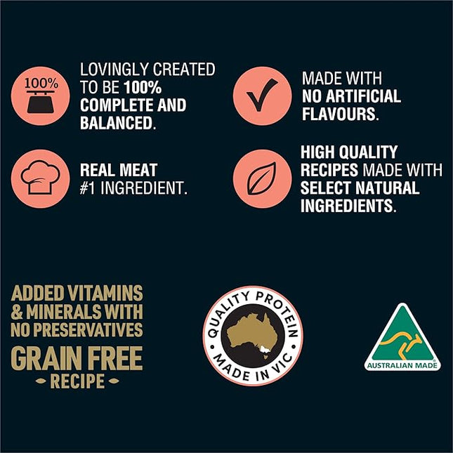 MY DOG Adult Wet Dog Food Beef and Veal, Small/Medium, 400g Can, 24 Pack