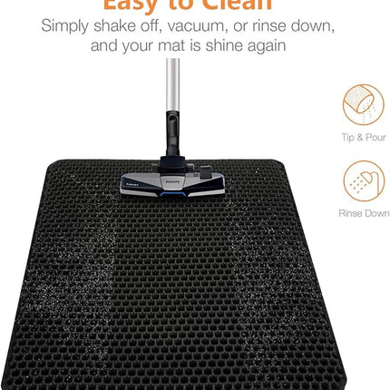Ycozy Cat Litter Mat 60 X 40cm Kitty Litter Trapping Mat for Litter Box