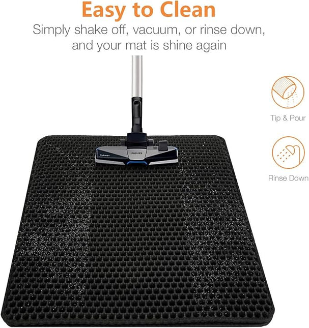 Ycozy Cat Litter Mat 60 X 40cm Kitty Litter Trapping Mat for Litter Box