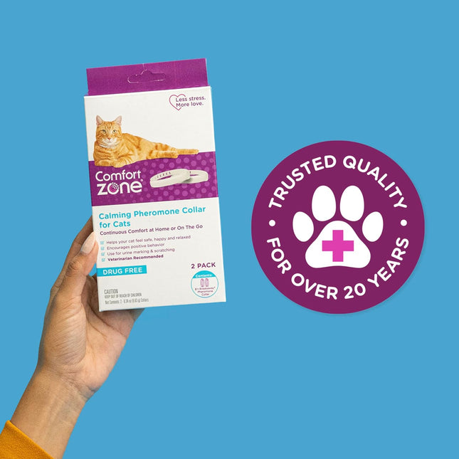 Comfort Zone Cat Calming Collar Value Pack: 4 30-Day Collars