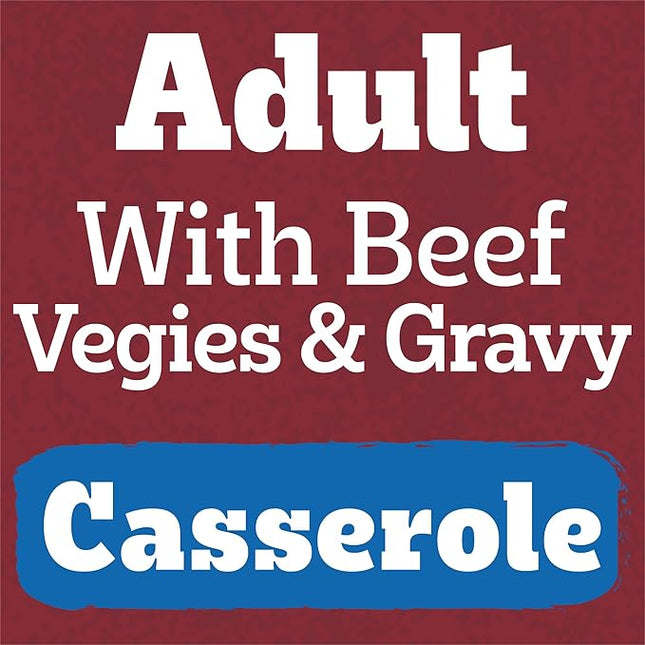 Pedigree Adult Wet Dog Food with Beef, Vegies & Gravy Casserole 1.2kg Can, 12 Pack