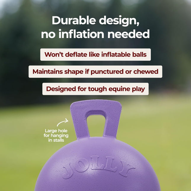 Horsemen's Pride 10 in Jolly Ball Horse Toy, Light Purple