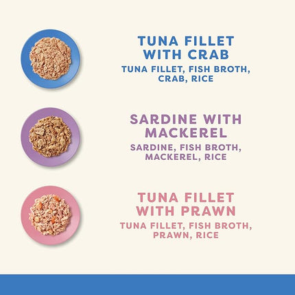 APPLAWS Cat TARRINA Multi Selection Fish 8X 60