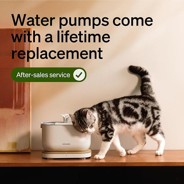 PETLIBRO Wireless Pump for Dockstream Cat Water Fountain, PLWF115/005/105 | Compatible with PLWF115, PLWF005, PLWF105, Wireless Pump, Easy Clean, Electrical-Water Separation, Quiet Operation
