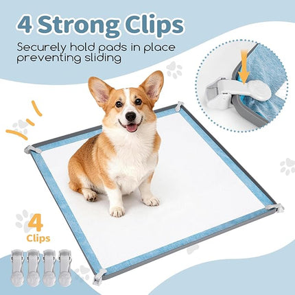 Pee Pad Holder, Dog Potty Tray for 24" x 24" Training Pads
