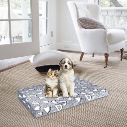 VANKEAN Dog Bed Reversible (Cool&Warm),Stylish 24” Pet Bed Mattress, Water proof linings