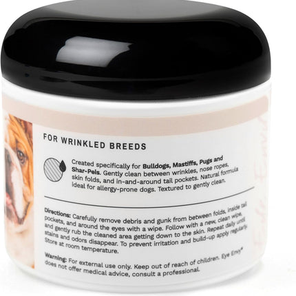 Eye Envy Bulldog Wrinkle Wipes for French, Pug, English Bulldogs , USA Made - 60 Count