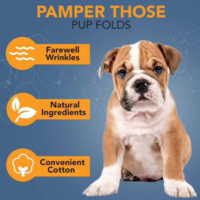 NOVEHA 5”x7” Large Dog Wipes | Wipes for Bulldog, French Bulldog, Pug, English Bulldog | Deodorizing