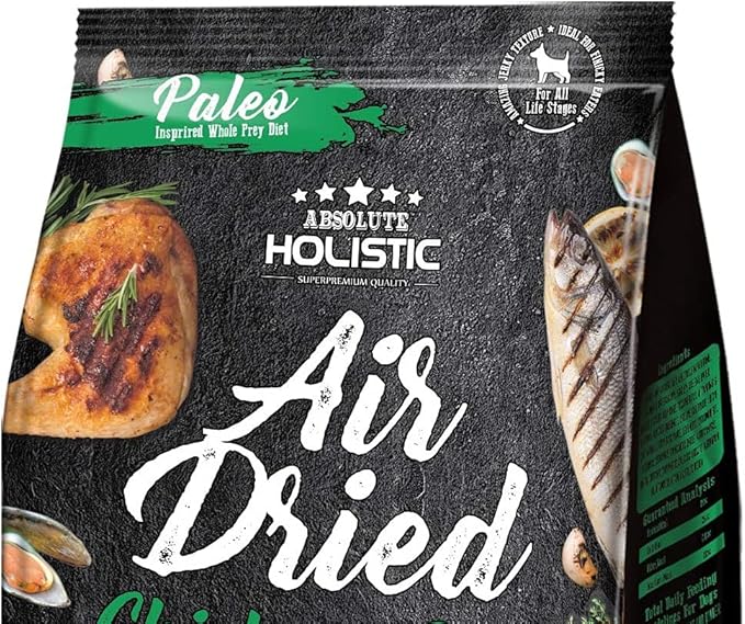 Absolute Holistic Air Dried Dog Food, Chicken and Hoki 1 kg