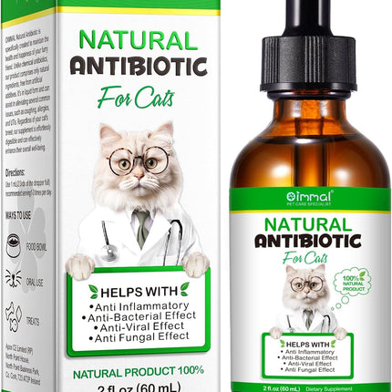 Natural Cat Multivitamin Supplement for Allergy, Urinary Tract & UTI Support, Chicken Flavour for Cats of All Ages & Breeds, 2 Fl Oz