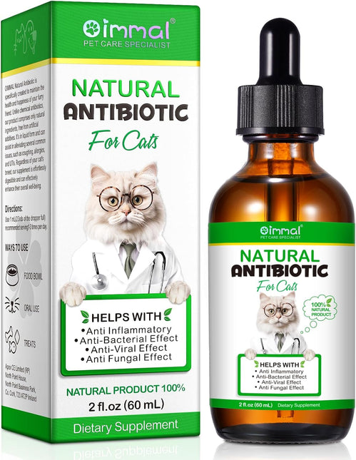 Natural Cat Multivitamin Supplement for Allergy, Urinary Tract & UTI Support, Chicken Flavour for Cats of All Ages & Breeds, 2 Fl Oz