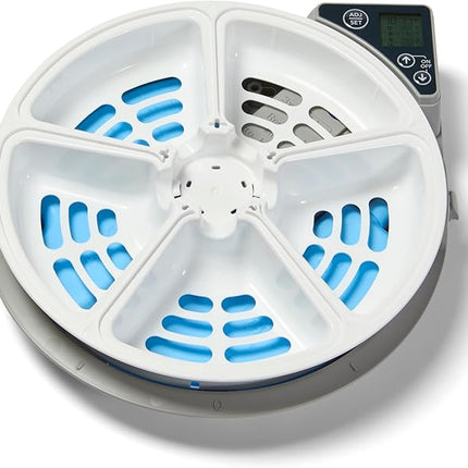 Cat Mate C500 Automatic 5-Bowl Pet Feeder with Digital Timer