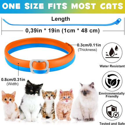 Cat Flea and Tick Collar | 24-Month Flea & Tick Prevention | Adjustable