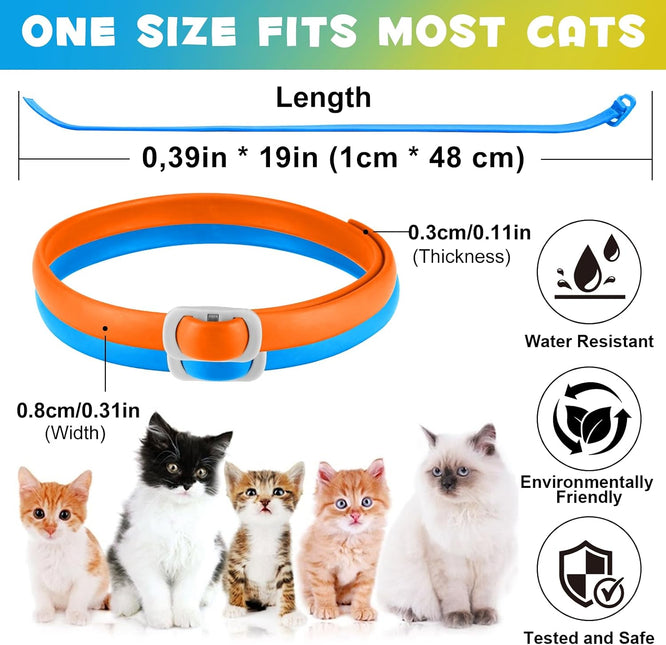 Cat Flea and Tick Collar | 24-Month Flea & Tick Prevention | Adjustable