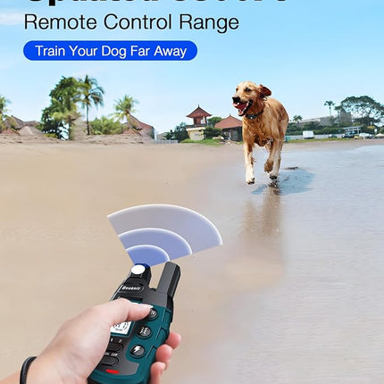 Bousnic Dog Shock Collar - 3300Ft Training Collar with Remote for 5-120lbs