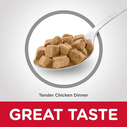 Hill's Science Diet Adult Tender Chicken Dinner Canned Wet Cat Food, 156g, 24 Pack