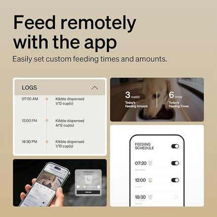 PETLIBRO Automatic Cat Feeder with 1080p HD Camera, AI Motion Detection, Two-Way Audio, and Remote App Control, Granary Smart Camera Pet Feeder
