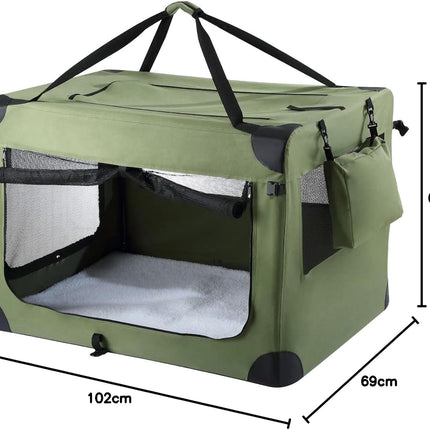 Pet Scene Soft Dog Crate 102x69x69CM Large Size for Pet Dogs Cat