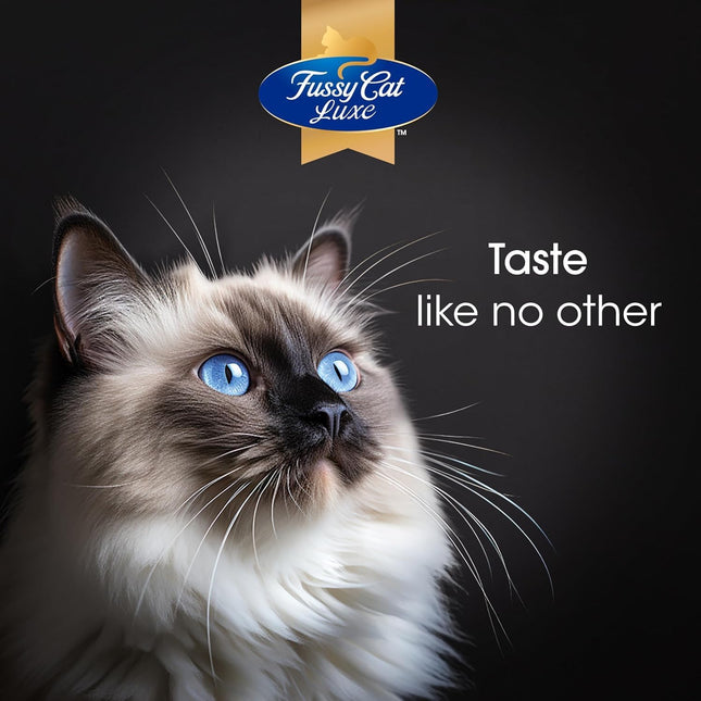 Fussy Cat Luxe Dry Cat Food, Salmon and Freeze Dried Lamb 750g - Real Salmon & Freeze-Dried Lamb for Premium Taste, 34% Protein & Complete Nutrition