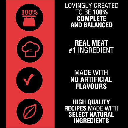 MY DOG Adult Wet Dog Food Beef & Liver Meaty Loaf 6 x 100g, 6 Pack (36 Trays)