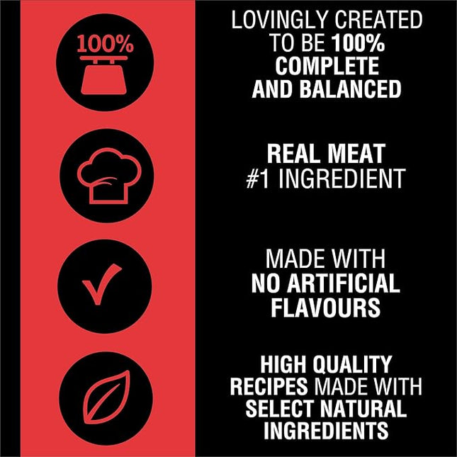 MY DOG Adult Wet Dog Food Beef & Liver Meaty Loaf 6 x 100g, 6 Pack (36 Trays)