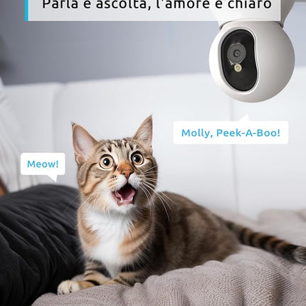 blurams Indoor Security Camera, 2K Pet Camera with Phone App, 5GHz&2.4GHz