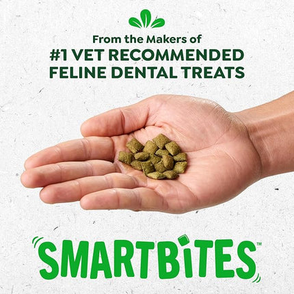 FELINE GREENIES SMARTBITES Hairball Control Natural Cat Treats Chicken Flavor, (10) 4.6 oz. Pouches