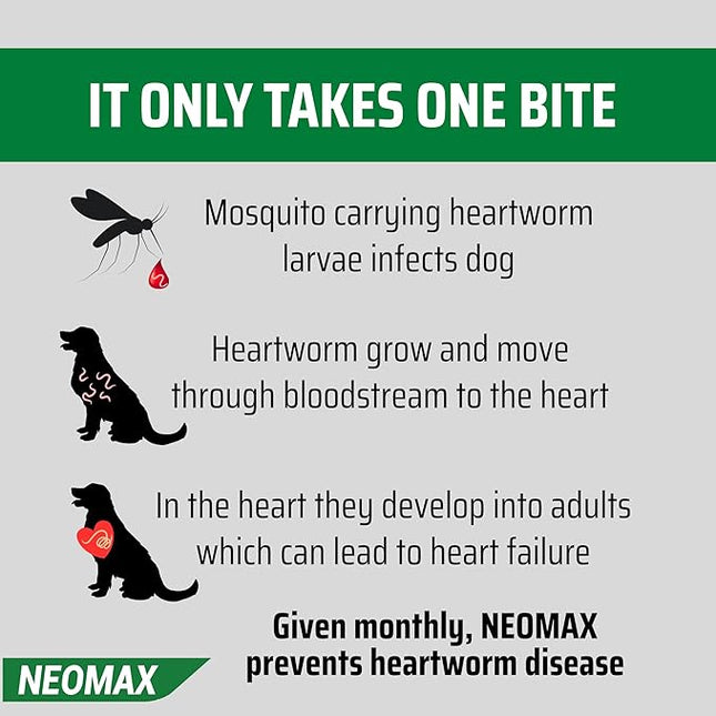 NEOMAX ALLWORMER Tablet for Small Dogs and Puppies 0-5KG Body Weight 2 Tablet Pack