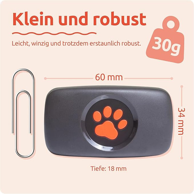 PitPat Dog GPS Tracker -Twin Pack Black and Red - Track 2 Dogs - No Subscription Required - Suitable for All Dogs and Fits All Collars - Smart Activity Tracker, Satellite Tracking with Unlimited Range