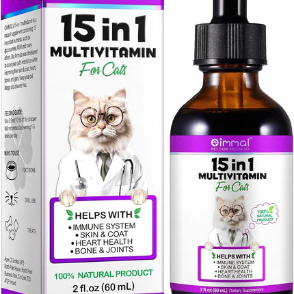 15-in-1 Cat Multivitamin Liquid Drops 60mL