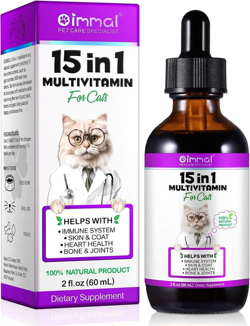 15-in-1 Cat Multivitamin Liquid Drops 60mL