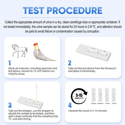Horse Pregnancy Test - 5 Pack Mares Pregnancy Urine Test Strips
