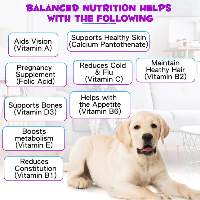 15 in 1 Dog Multivitamin, All-in-One Multi Liquid Multivitamin for Dogs