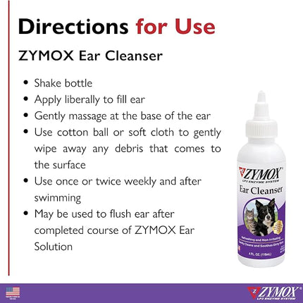 ZYMOX Ear Cleanser - 4 oz. Bottle