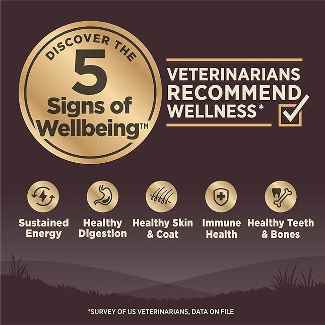 Wellness CORE Dry Dog Food, Small Breed, Grain-Free, High Protein, Natural, Original Turkey & Chicken Recipe, (1.8kg Bag)