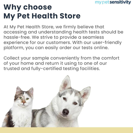 Advanced Allergen Test - At-Home Pet Allergy Test | 550 Items | Quick Results | Non-Invasive Hair Collection | Food, Environment, Nutrient & Mineral Analysis | All Breeds & Ages