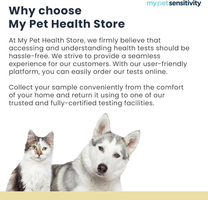 Advanced Allergen Test - At-Home Pet Allergy Test | 550 Items | Quick Results | Non-Invasive Hair Collection | Food, Environment, Nutrient & Mineral Analysis | All Breeds & Ages