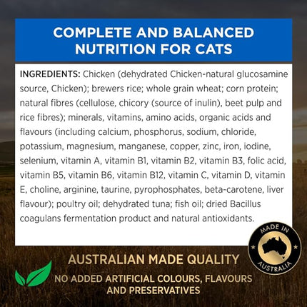 PRO PLAN Adult Dry Cat Food Indoor Hairball Control Chicken 3kg