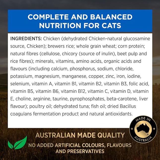 PRO PLAN Adult Dry Cat Food Indoor Hairball Control Chicken 3kg